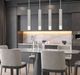 Cal® Lighting & Accessories Troy Brushed Steel Pendant-2
