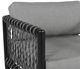 CabanaCoast® Customizable Tate Aluminum/Natural Fiber Outdoor Lounge -4