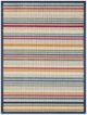 KAS Rugs Calla Ivory/Multi Stripes 5'x7' Area Rug-0