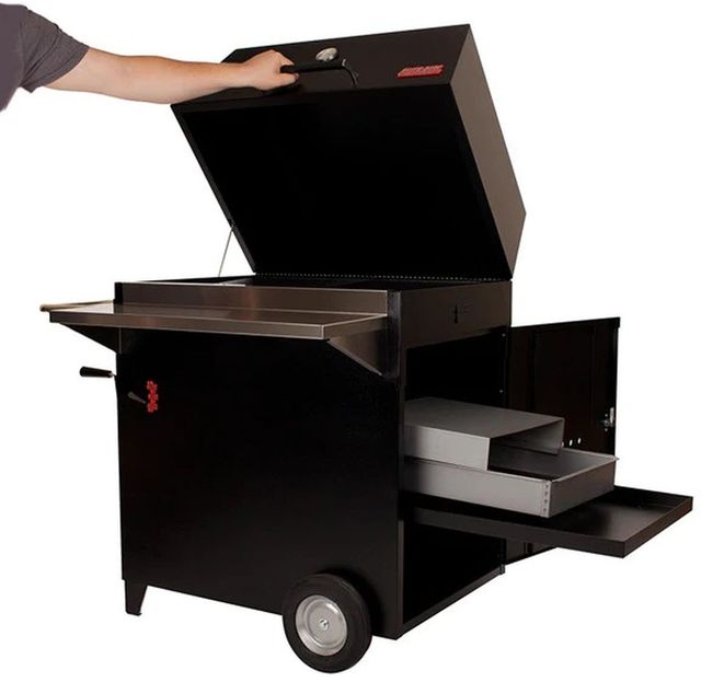 Hasty Bake Legacy 30" Powder-Coated Charcoal Freestanding Grill-1