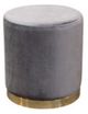 Diamond Sofa® Sorbet Grey Round Ottoman-0