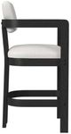 Elements International Portland Black/White Bar Stool-4