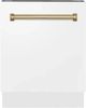 Zline Autograph Edition 24" White Matte Built In Dishwasher-0