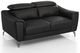 VIG Furniture Divani Casa Danis Black Leather Loveseat-0