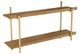 A & B Home Brown 2-Tier Shelf-0