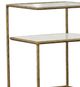 Furniture Classics Hastings Glass Top Side Table Gold Base-1