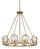 Currey & Company MarjieScope Antique Brass Chandelier-0
