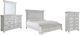 Benchcraft® Kanwyn 4-Piece Whitewash King Panel Storage Bed Set-0