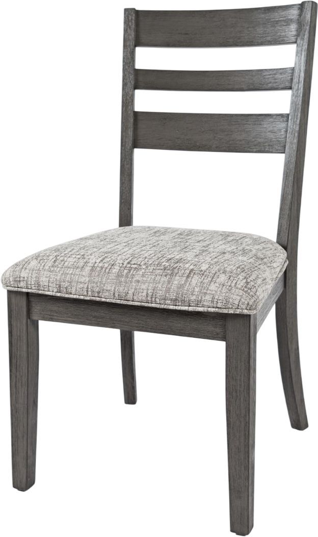 Jofran Inc. Altamonte Brushed Gray Ladderback Chair-2