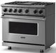 Viking® 7 Series 36" Stainless Steel Pro Style Dual Fuel Range-3