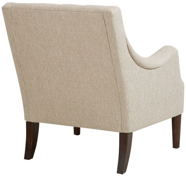 Olliix by Madison Park Beige Qwen Button Tufted Accent Chair-3
