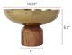 A & B Home Ramsey Brown/Gold Acacia Bowl-1