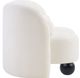 Meridian Furniture Daphne Cream Chenille Fabric Accent Chair-2