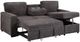 Global Furniture USA U0203 Dark Gray Reversible Pull-Out Sofa Bed -1