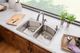 Elkay Lustertone® Classic Lustrous Satin 33" x 22" x 9" 2L-Hole Equal Double Bowl Dual Mount Sink with Perfect Drain®-1