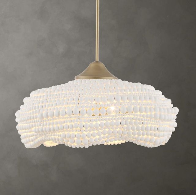 Uttermost® Biddeford Matte Gold/Matte White 5-Light Pendant-1