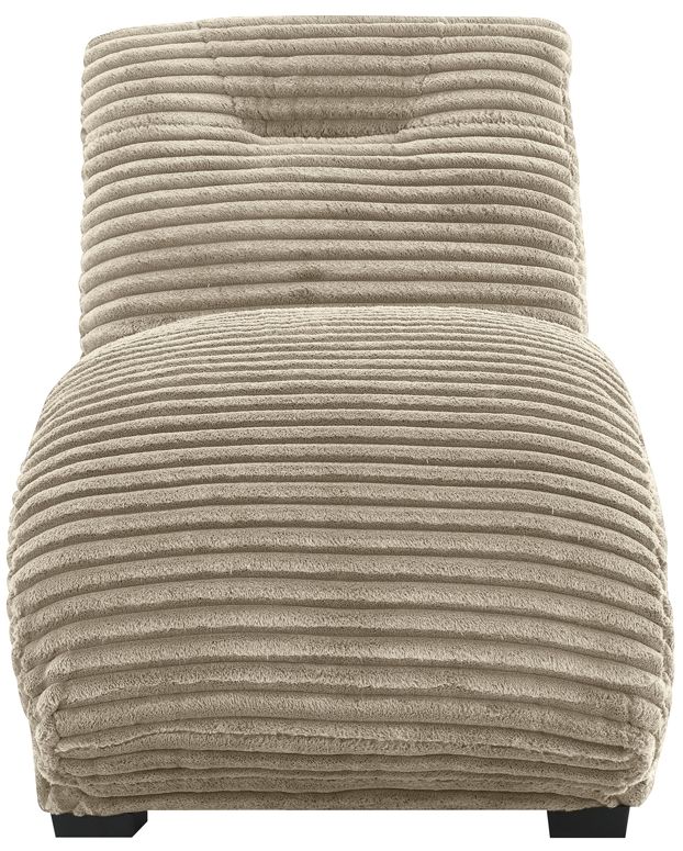 Elements International Dominick II Masis Taupe Chaise -3