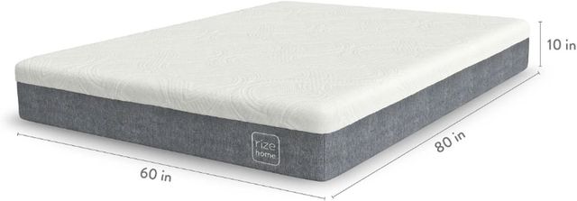 Rize Home RZ Cool Flex 10" Hybrid Firm Smooth Top Queen Mattress in a Box-3