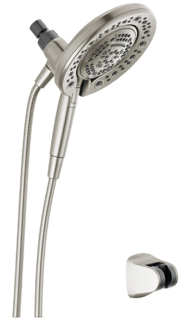 Delta Universal Showering In2ition® Spotshield Brushed Nickel 7-Setting 2-in-1 Shower-0