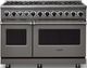 Viking® 7 Series 48" Damascus Gray Pro Style Dual Fuel Range-2