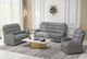 Emerald Home Harvey Gray Power Reclining Sofa with Power Headrest-1
