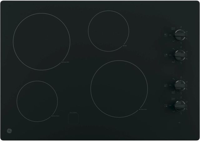 GE® 30" Black Electric Cooktop-0