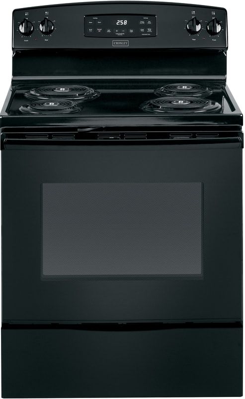 Crosley® 30" Black Freestanding Electric Range-0