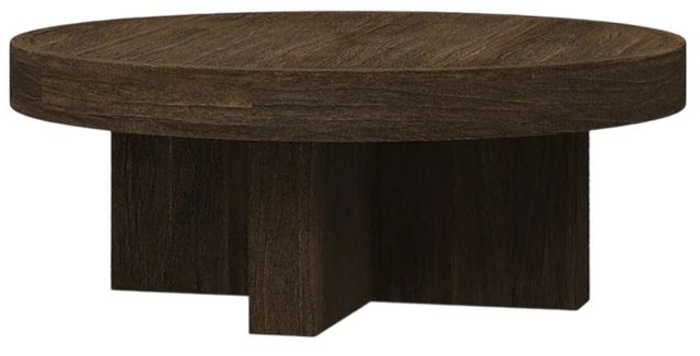 Bramble Customizable Tuscan Round Coffee Table-0