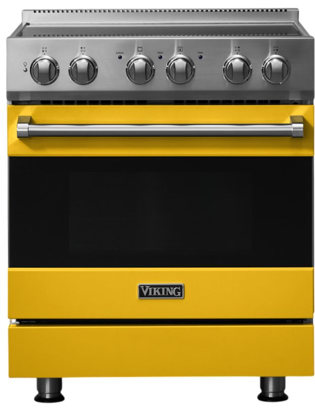 Viking® 3 Series 30" Daffodil Pro Style Induction Range-0