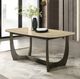 ACME Furniture Davita Ceramic Top Dining Table with Walnut Base-1