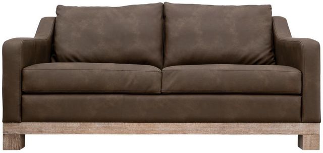 International Furniture Direct Samba Dark Chocolate Loveseat-1
