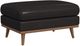 Elements International Horizon Pebble Dark Gray Ottoman-0