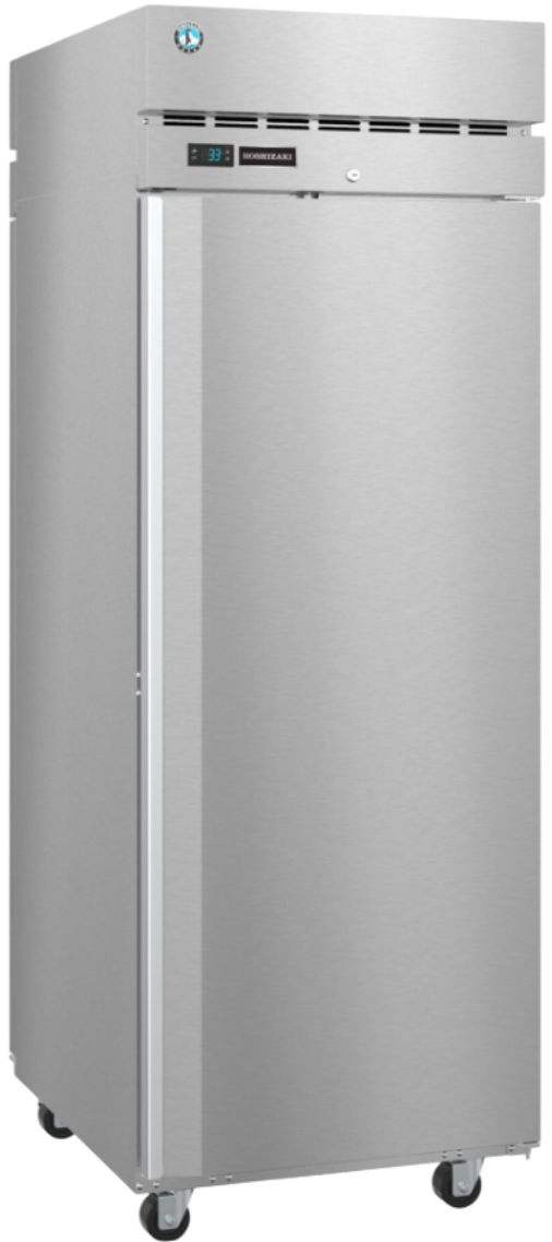 Hoshizaki Steelheart® 28" 24.2 Cu. Ft. Stainless Steel Pass Thru Commercial Refrigerator with Lock-1