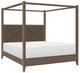 Legacy Classic XXX's and OOO's Cocoa California King Canopy Bed-0