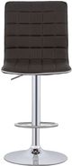 Coaster® Ashbury 2-Piece Black/Chrome Upholstered Adjustable Stools-2