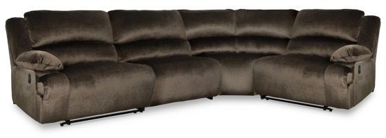 Signature Design by Ashley® Clonmel 4-Piece Chocolate Reclining Sectional-0
