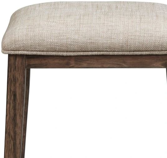 Intercon Kauai Beige/Brushed Mango Backless Barstool-2