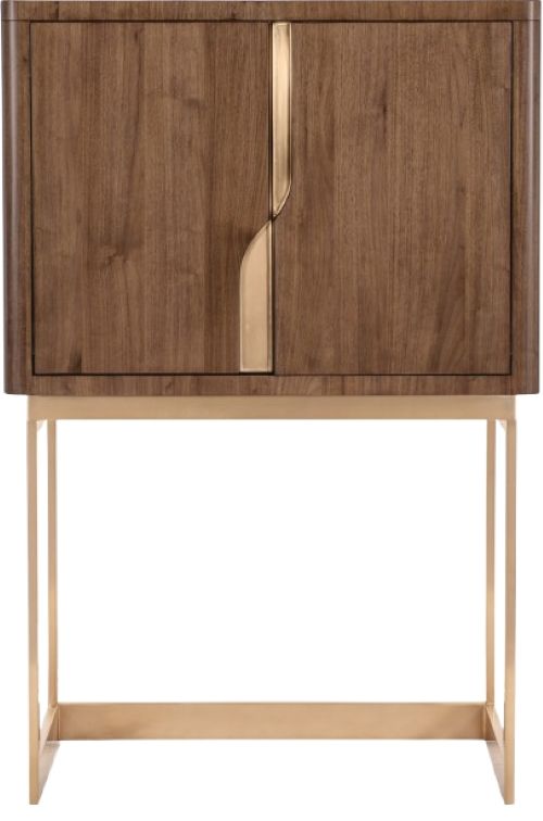 Hooker® Furniture Eleana Light Caramel/Sunlit Bronze Dining Bar on Stand-2