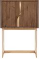 Hooker® Furniture Eleana Light Caramel/Sunlit Bronze Dining Bar on Stand-2