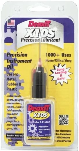 DeoxIT X10S Precision Instrument Oil Needle Bottle - 25 mL-0