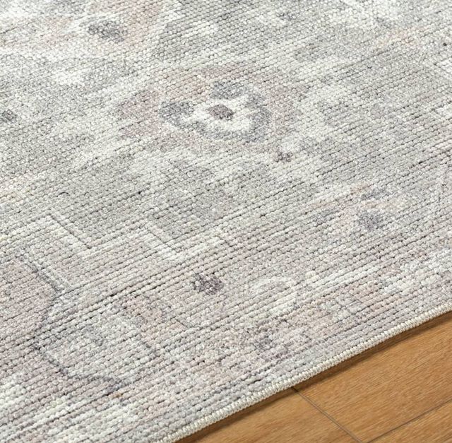Surya Elle Charcoal/Dusty Sage/Off-White 4'x6' Area Rug-1