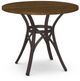 Amisco Customizable Kai Round Dining Table with 36" Solid Birch Top-0