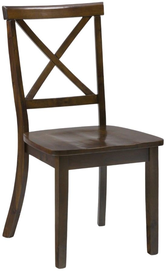 Jofran Inc. Richmond Cherry X-Back Dining Side Chair-0