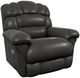 La-Z-Boy® Randell Dark Chocolate Leather Power Rocking Recliner with Headrest-0