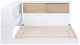Homelegance® Asker Natural/White Full Bookcase Corner Bed-2