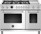 Bertazzoni Master Series 48" Stainless Steel Free Standing Dual Fuel Range-0