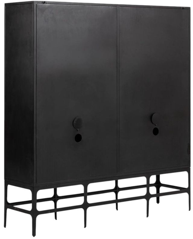 Classic Home Amilio Rust Noir Tall Cabinet-4