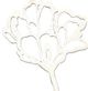 A & B Home White Garden Stake-1