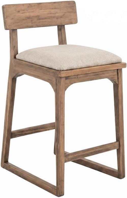 International Furniture Direct Balam Brown/Beige Bar Stool-0