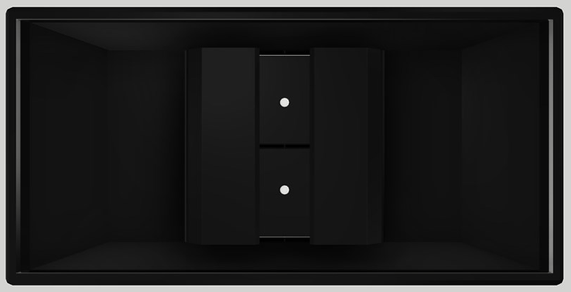 Vent-A-Hood® 60" Black Island Range Hood-2